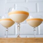 panna cotta with mango jelly