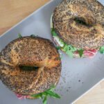 italian pesto bagel