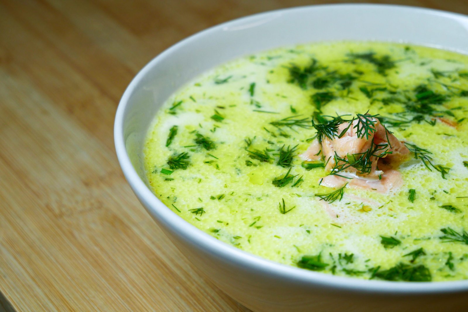 Creamy Salmon Soup - The Fridge Algorithm