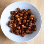 Crispy air fryer tofu